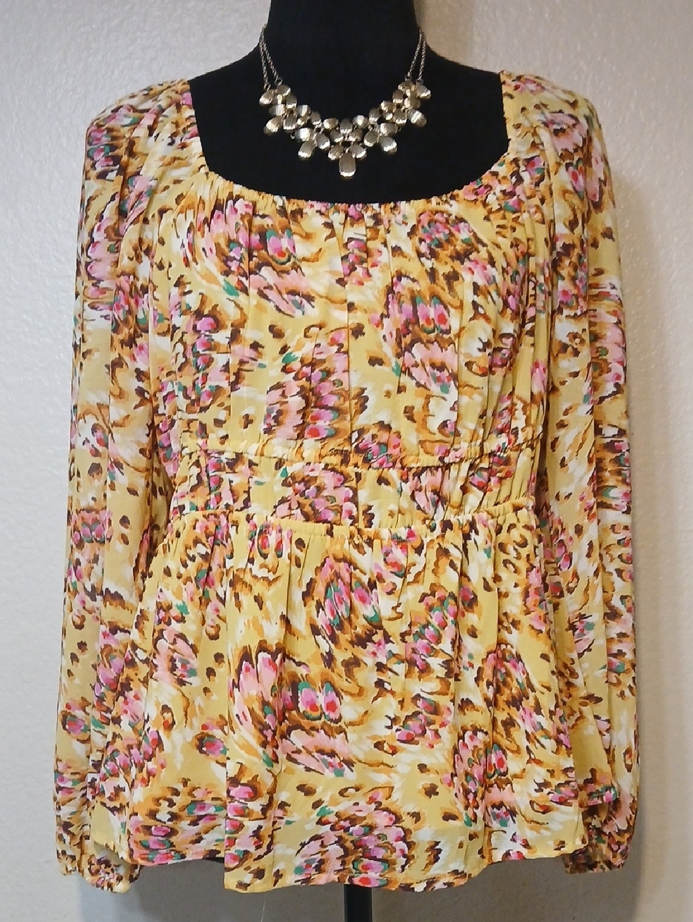 Floral Peasant Blouse